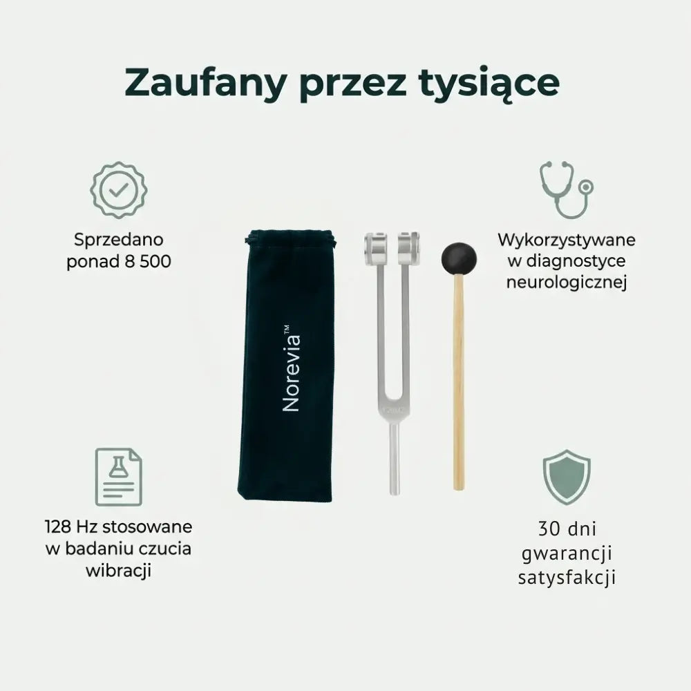 Norevia 128Hz Widełki terapeutyczne