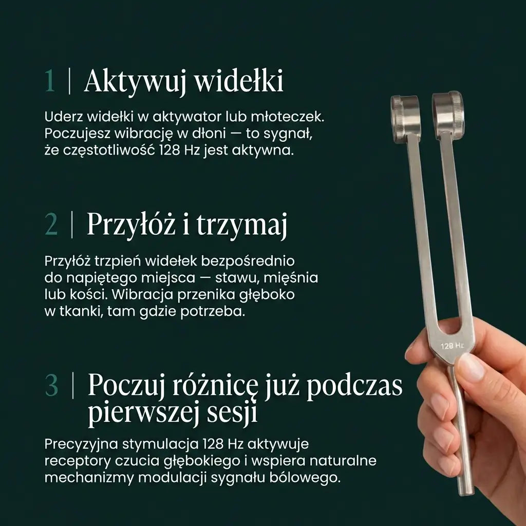 Norevia 128Hz Widełki terapeutyczne